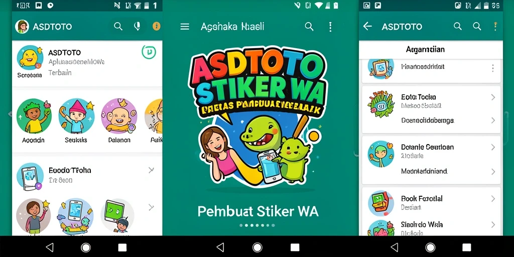 Tampilan antarmuka ASDTOTO untuk pembuat stiker WA yang intuitif.